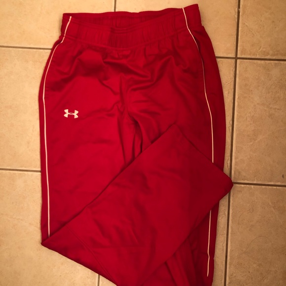 Under Armour Pants - Under Armour red sweats